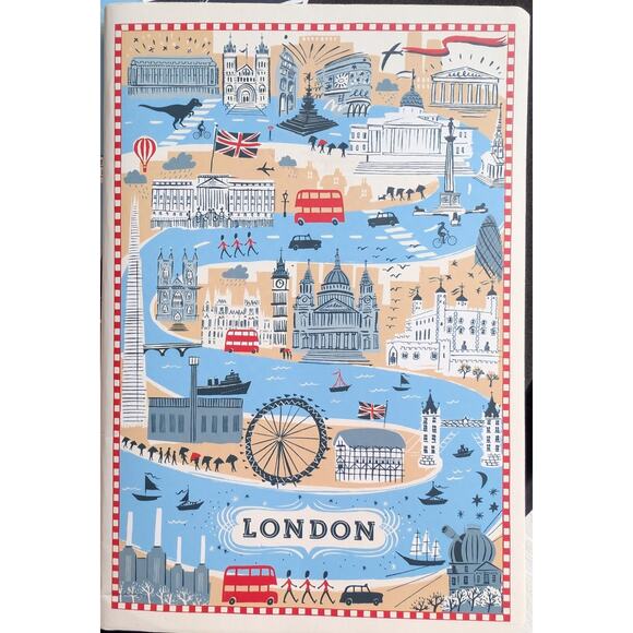 London Stationery A6 Lined Notebooks Set of 3 Gift Idea for Travel Lover NEW - Picture 4 of 11